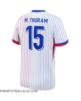 Franța Marcus Thuram #15 Tricou Fotbal Replică European 2024 Barbati Deplasare